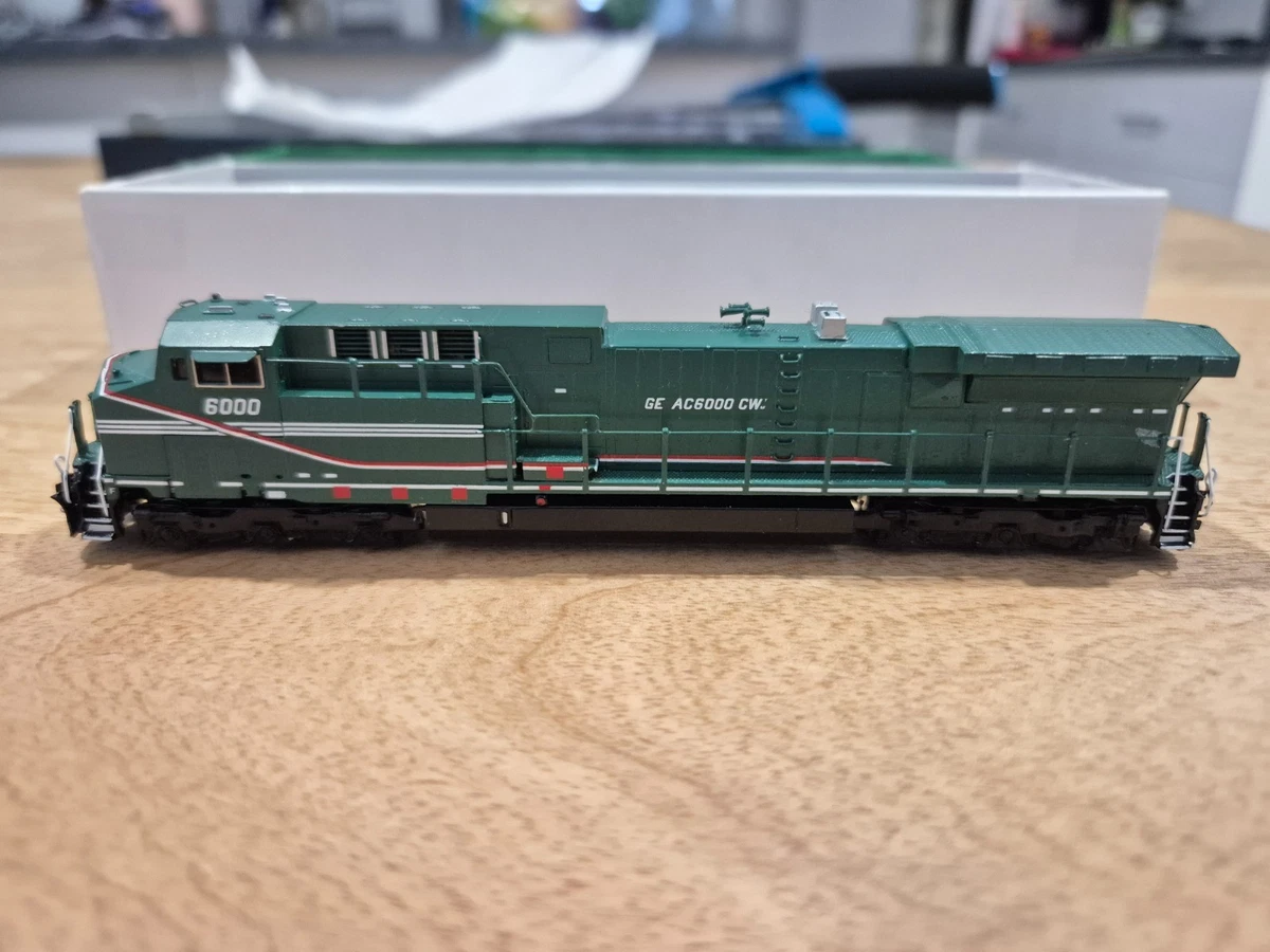 Overland Models Brass N scale GE C60AC Diesel Loco Demonstrator #6000 DC Only