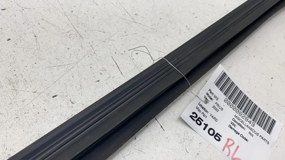 ⭕ 2023-2025 Toyota Prius Rear Left Side Door Window Inner Weatherstrip Seal OEM - Изображение 4 из 4