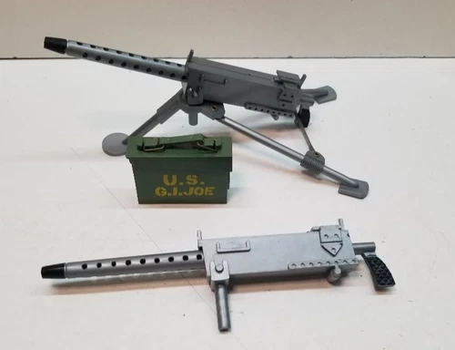 VINTAGE G I JOE HASBRO ACTION SOLDIER BIVOUAC MACHINE GUN 1960's
