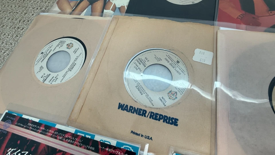 Prince & Associated Artists 7" Vinyl Single Lot Japanese & US Promo 45 RPM VG+ - Bild 3 von 4