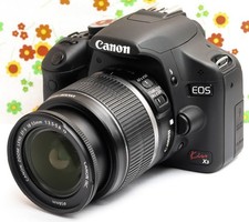 Canon Kiss X3 DSLR Camera Kit Full HD Video Transfer to Smartphone