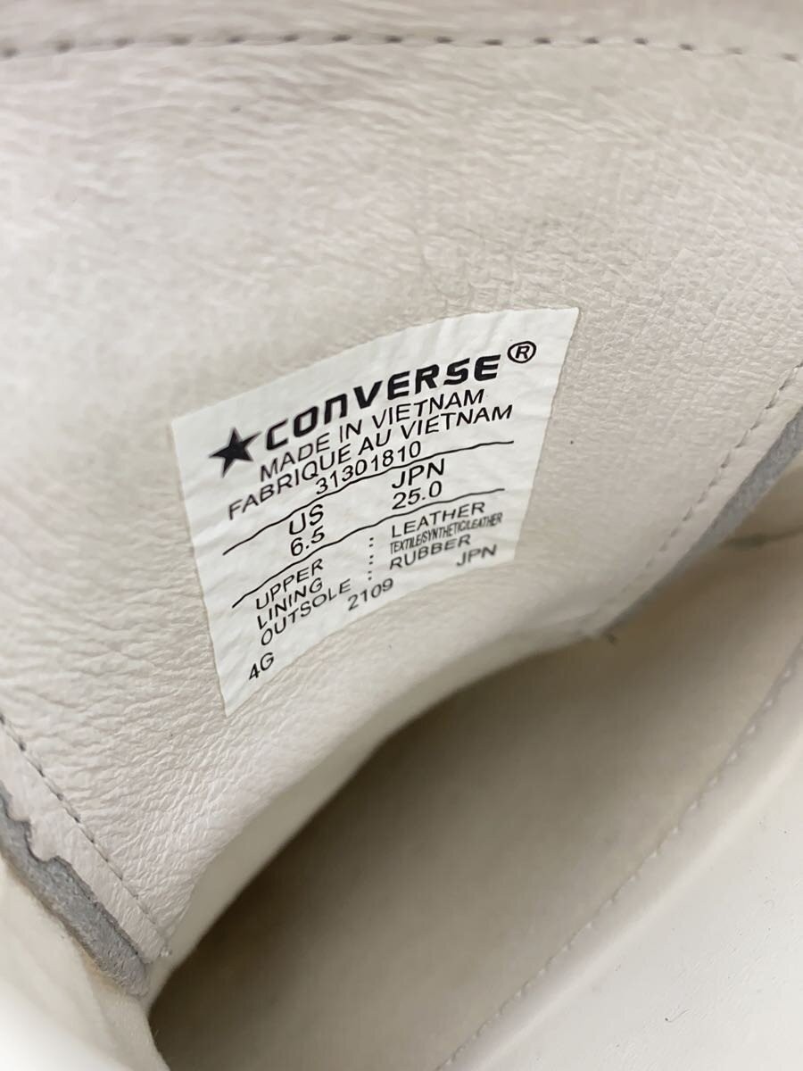 Converse Low Cut Sneakers 25Cm Wht Leather 31301810 LlL48 thumbnail 5