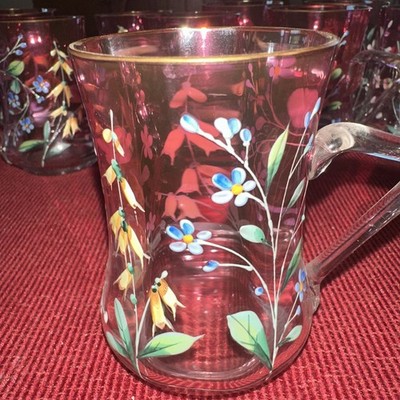 10 Floral Motifs With 22k Gold Rims