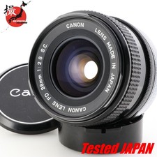 Canon FD 28mm f/2.8 S.C. Wide Angle MF Lens for F-1 A-1 AE-1 MINT Tested JAPAN