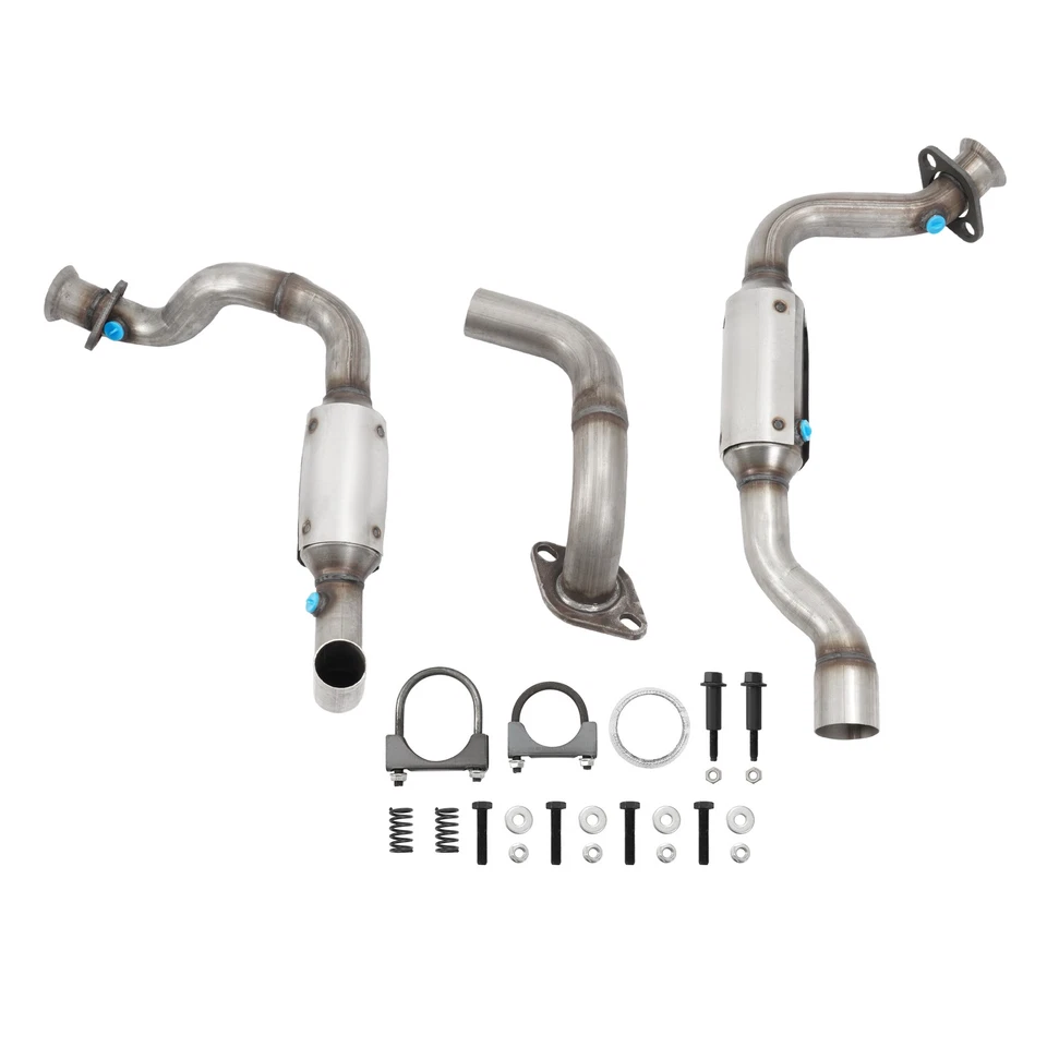 Juego de convertidores catalíticos izquierdo y derecho para Ford F-250 Super Duty 6,2 L 2018 2019 Foto 2 de 4