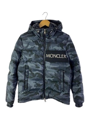 MONCLER Down Jacket Polyester Navy Camouflage D20914188405 549x4