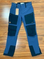 Fjallraven Mens Keb Agile Trousers US 30 Short EU 46 Indigo Blue Dark Navy Pants