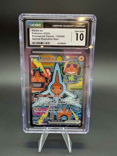 Rotom ex 126/094 Me02: Phantasmal Flames Holo CGC 10
