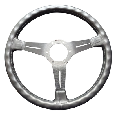 NARDI Classic Leather Steering Wheel 365mm Black JDM NA NB FD R32