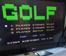 Golf (Nintendo, 1985) Cartridge Only, Tested/Working