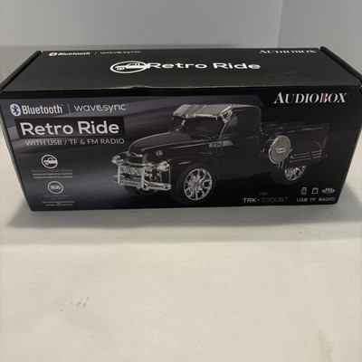 New Audiobox Retro Ride TRK-5300BT Bluetooth Truck Speaker Rechargeable Battery