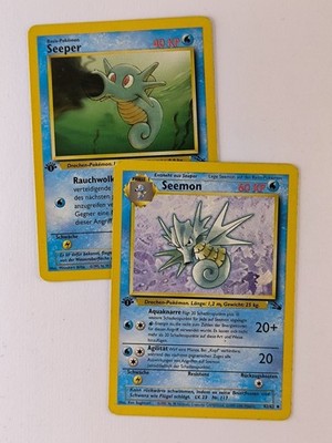  Seeper (49/62) 1. Edition + Seemon (42/62) 1. Edition #deutsch, Exzellent/NM 