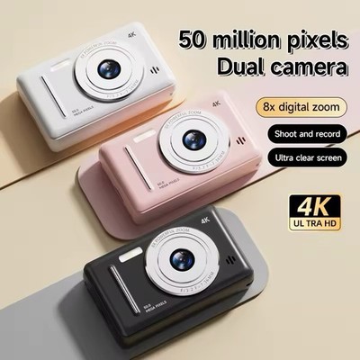 Digitalkamera 4K 50 MP 64 GB CCD tragbar Foto Videorekorder Flash Pixel UK