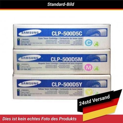 Samsung CLP-500 Toner CMY Pack of 3