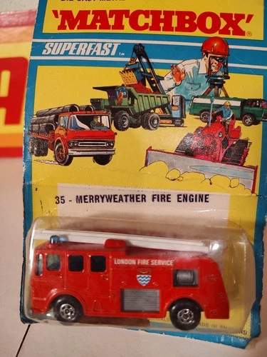 Matchbox Lesney Superfast SF35 Merryweather Fire Engine