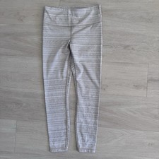 Athleta Women’s Leggings Small Gray Textured Stretch Athletic Yoga Pants