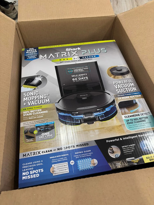 #ad Shark Matrix Plus 2in1 Robot Vacuum amp; Mop w Sonic Mopping AV2613WA Wetamp;Dry $450.00