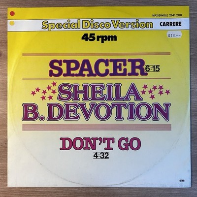 2141 208 Sheila B. Devotion Spacer Cover NM- Vinyl M 1979 Germany Carrere