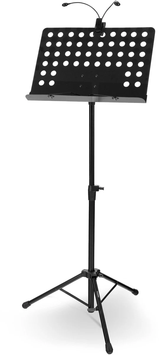 RiToEasysports Lampada A LED Con Clip Per Leggio | 9 LED Con Braccio Flessibile | Portatile A Batteria O USB | Per Musica, Lettura, Studio - 2