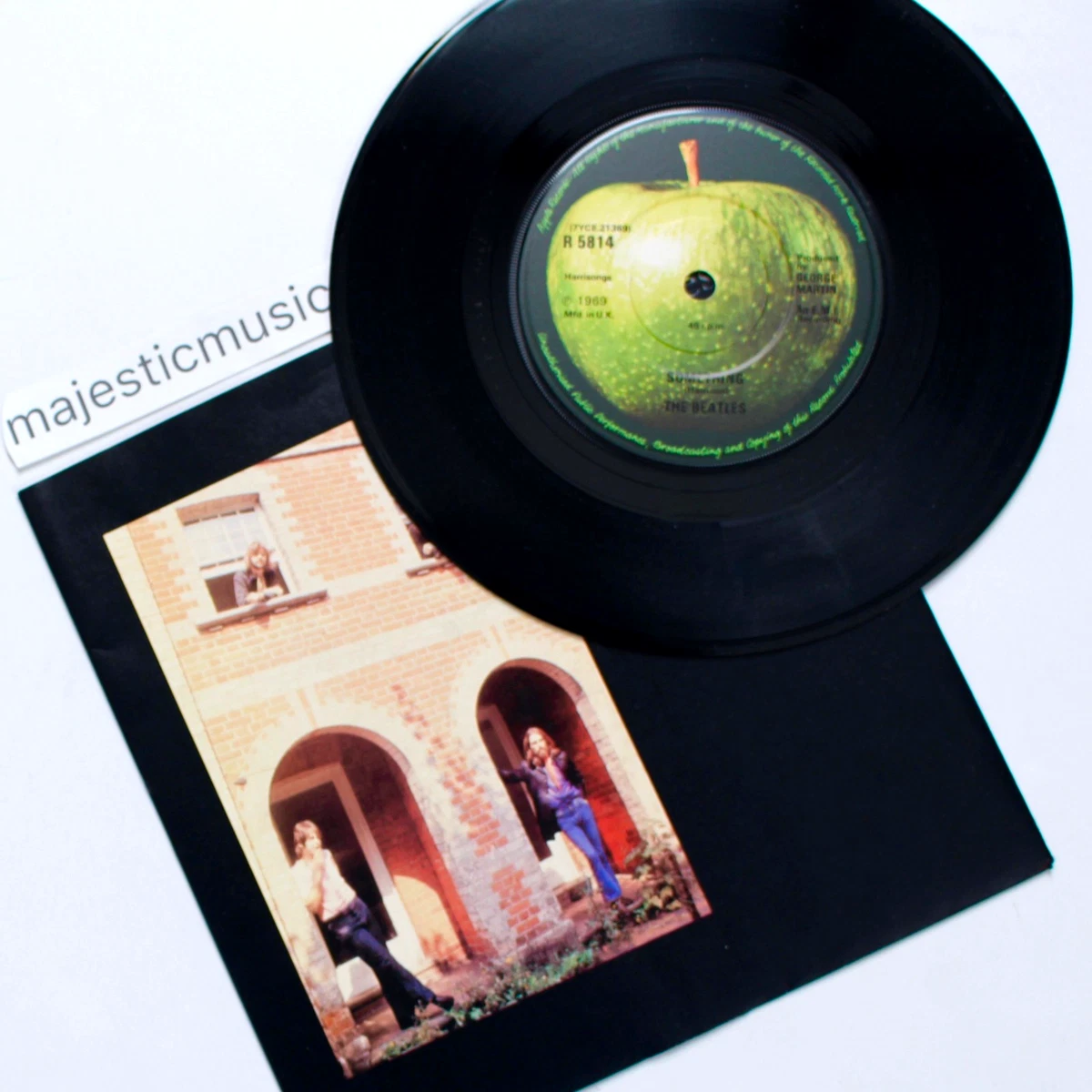 VINTAGE UK APPLE SOLID LABEL THE BEATLES 7
