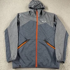 Salewa Jacket Adult Mens Size Small Blue Full Zip Hoodie Fleece Outdoor Hiking