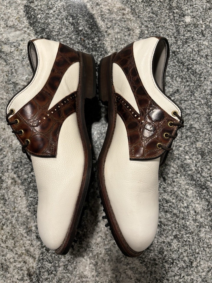FootJoy Classics Men's SZ 8 E Black Leather Dry Premiere Golf