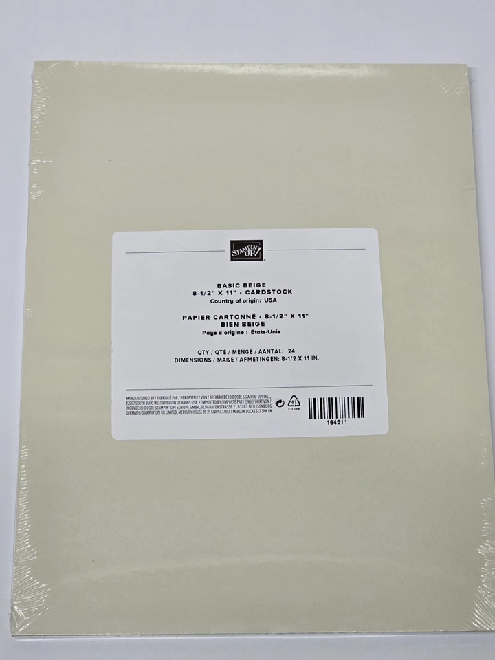 Lot of 7 New Sealed Stampin Up Cardstock packs 8.5" x 11" T3.3 - Image 3 of 4