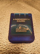 Blue Pelican brand Memory Card for Playstation 1.