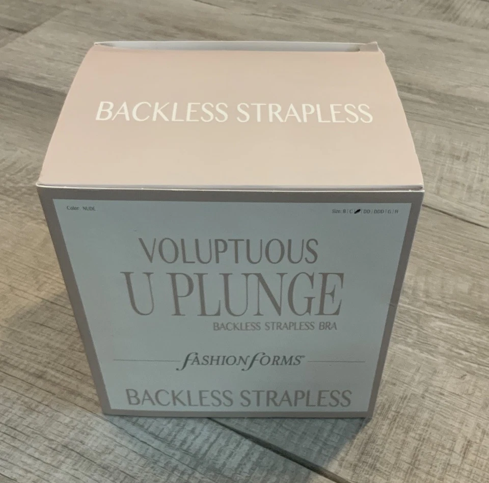 Lencería Nordstom Talla D Voluptuosa U Sujetador Sin Espalda Sin Tirantes Desnudo Nuevo en Caja Foto 4 de 4