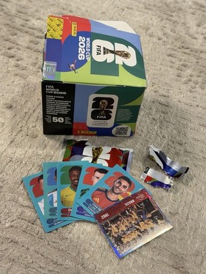 NOT AUTHENTIC FIFA WORLD CUP 2026 PANINI STICKERS 50 PACKETS