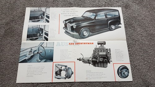 AUSTIN A30 COUNTRYMAN SALES BROCHURE - Picture 3 of 4