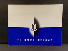 The 1950 Two-Litre Triumph Renown Sales Brochure