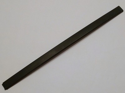 Genuine BMW E28 Door ext trim. Vertical metal strip. Passenger 
