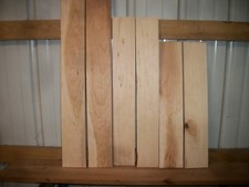 6 PC CHERRY BOARDS WOOD LUMBER KILN DRIED 11/16" THICK LOT 454Z FLAT