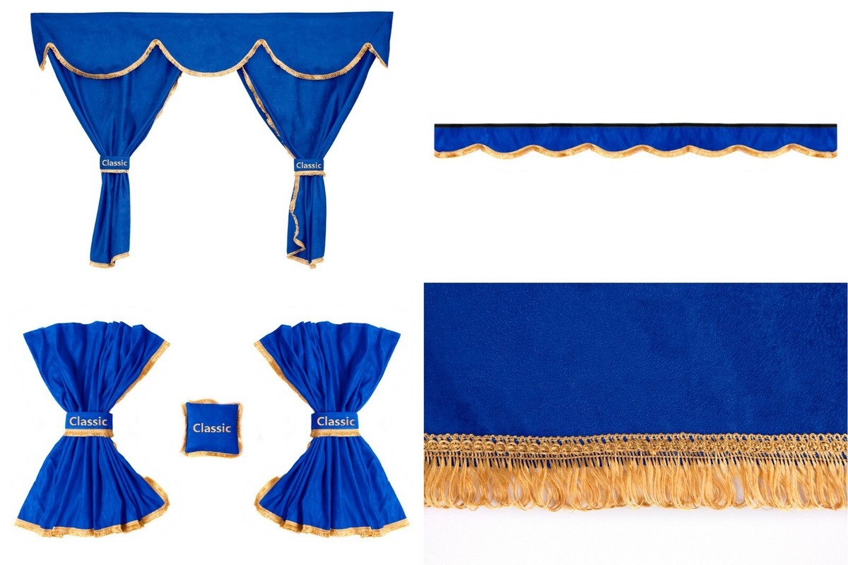 Tende 3-in-1 Per IVECO STRALIS E STRALIS S-WAY | Set Completo Nero Per Cabina Camion