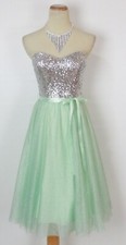 NWT Windsor Mint $110 Prom Formal Evening Cocktail Short Dress Size 7 Strapless