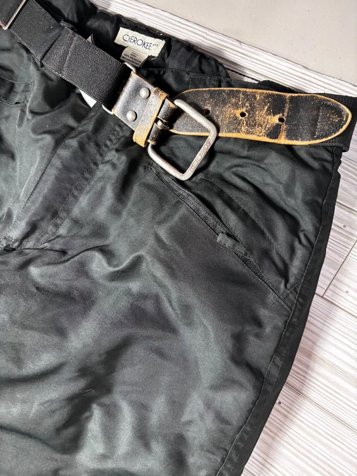 Cherokee Negro Junior Invierno Pantalones Carga Talla XL (14-16) Foto 3 de 4