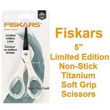 Fiskars 8 Titanium Scissors 3x Harder than Steel 2 Pack - New!