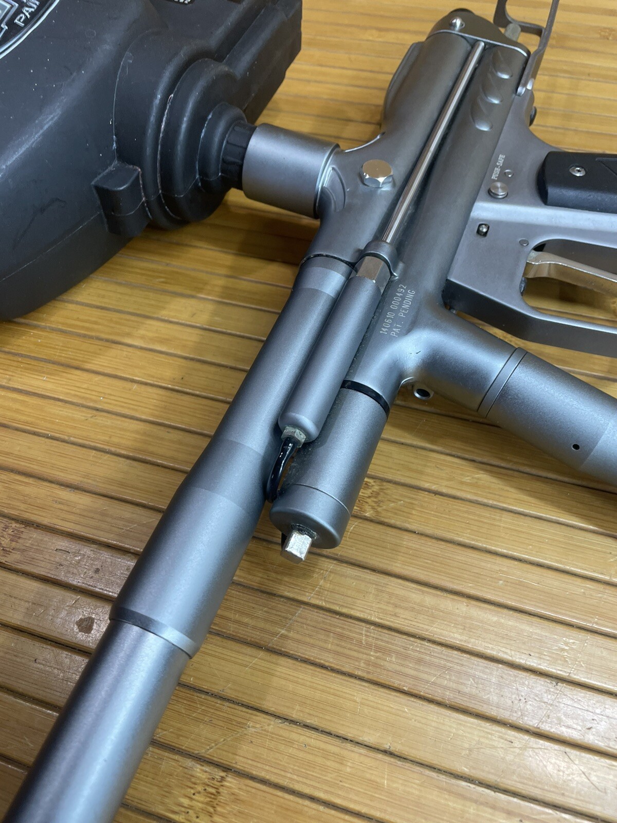 WGP Trilogy Pro Autococker paintball Marker Silver W/ Hopper