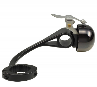 Crane Bell Co. Rennrad/Gravel-Bike Fahrradklingel mit Drop Bar Mount, Retro Look