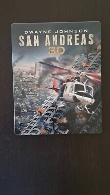 SAN ANDREAS - BluRay  2D + 3D STEELBOOK mit Dwayne Johnson