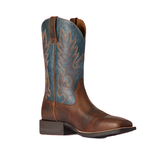 Ariat Men's Layton Weathered Chestnut Western Boots 10038448 - Afbeelding 1 van 70