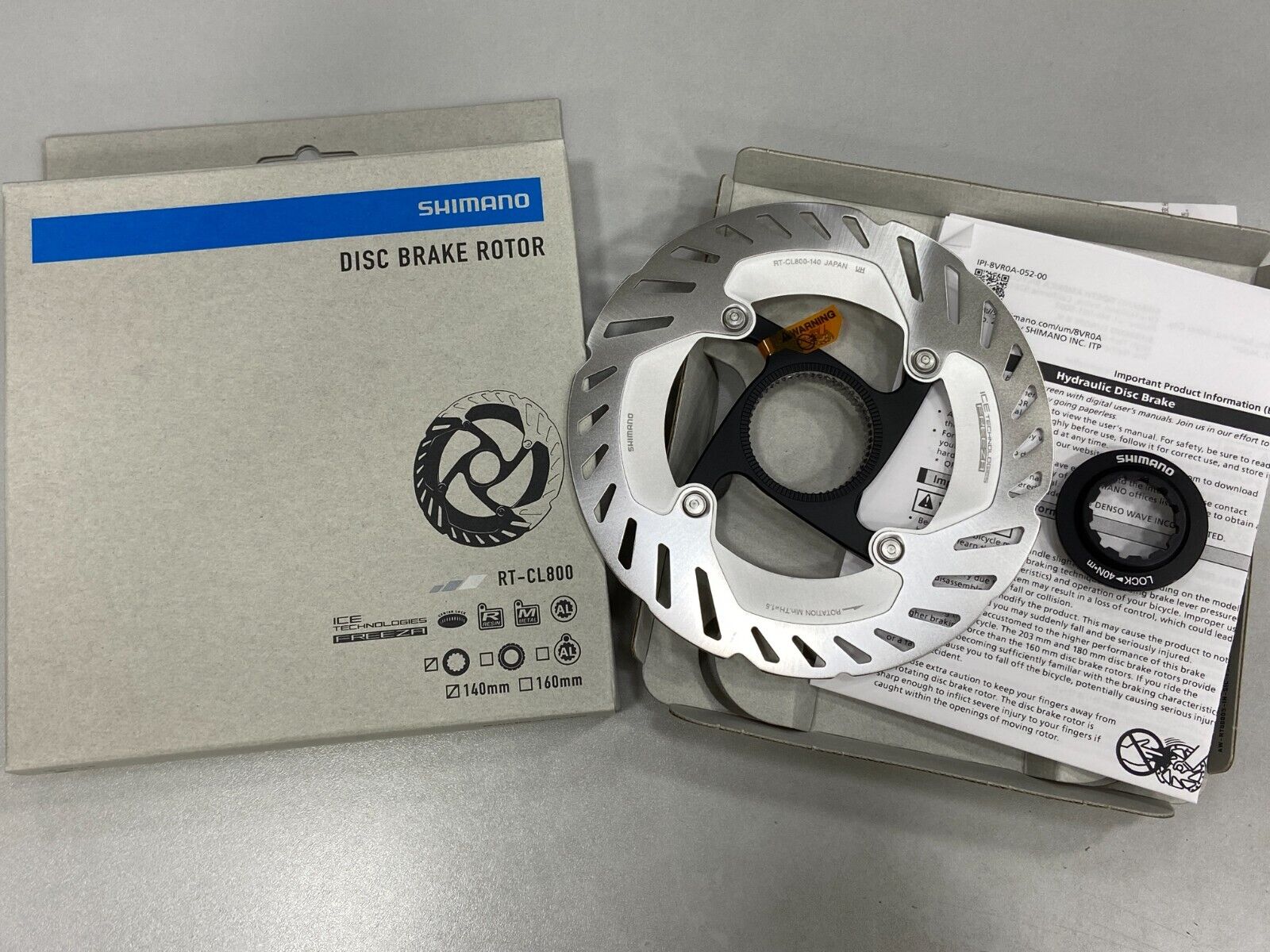 Shimano Ultegra RT-CL800 IceTech Center Lock Disc Brake Rotor