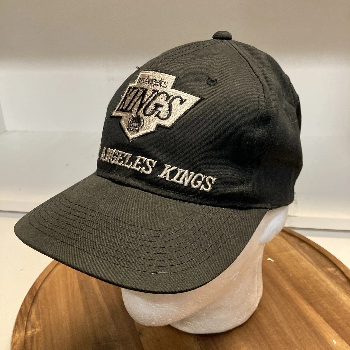 LOS ANGELES KINGS NHL VINTAGE SCRIPT SNAPBACK RETRO 2-TONE Z CAP HAT NEW!