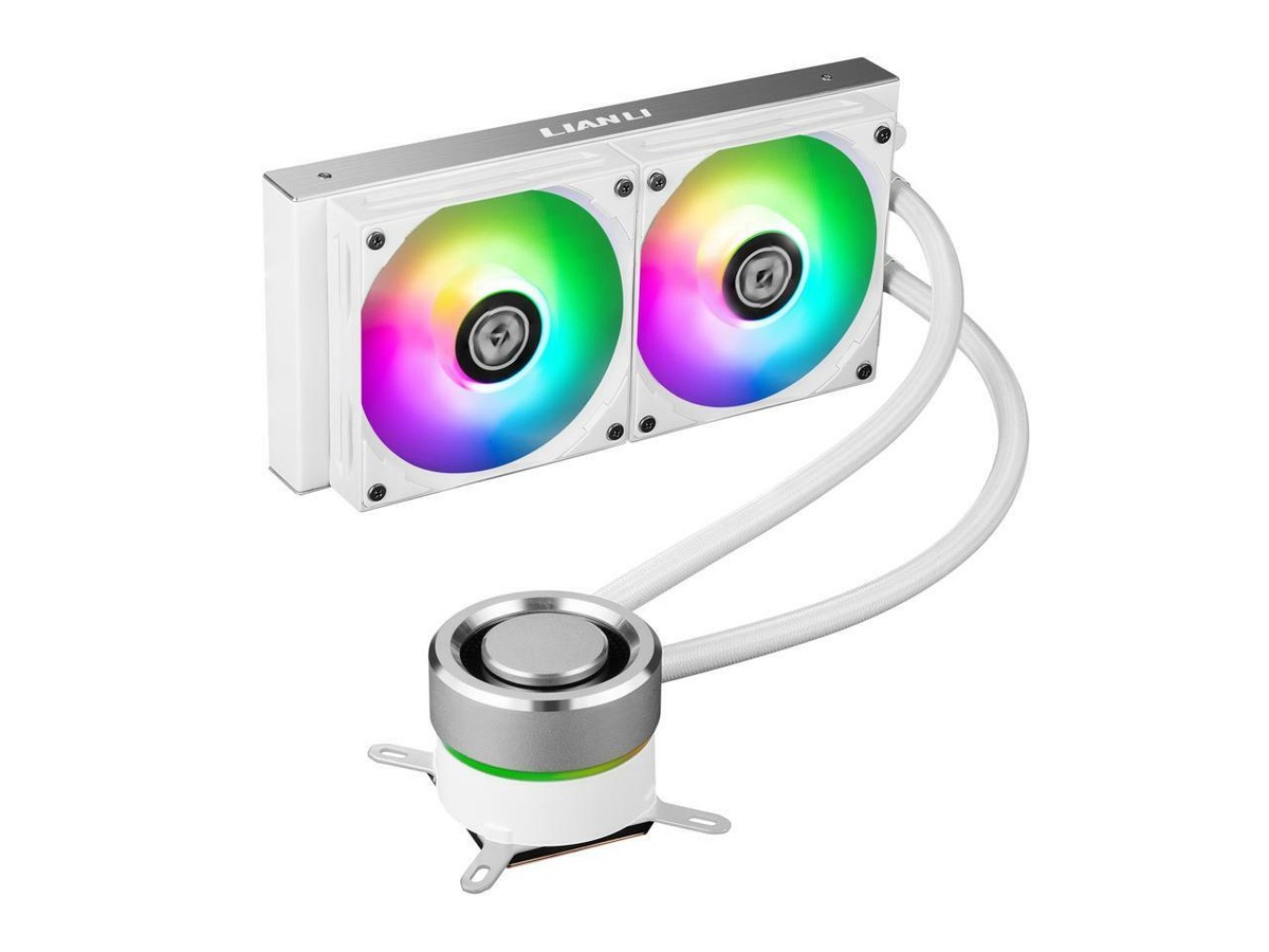 Lian Li Galahad AIO 240 RGB ホワイト 簡易水冷 NEW LIAN-LI Galahad AIO 240 WHITE CLOSED-LOOP Liquid CPU Cooler