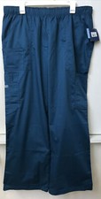 Cherokee Workwear Caribbean Blue Size XL Cargo Scrub Pants Style 4005