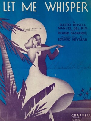 Let Me Whisper Sheet Music 1938