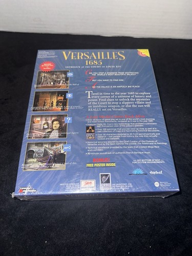 Versalles 1685 (PC) CD ROM Cryo sellado de fábrica - Imagen 2 de 2