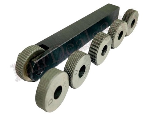 6 HSS knurls SHANK 10 x 10 x 100 MM with Single wheel knurling tool holder - Picture 3 of 3