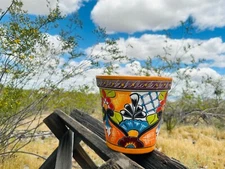 Handcrafted Talavera Clay Planter Hand Painted